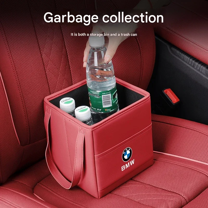 Car Leather Folding Storage Box