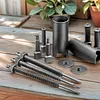 12PCS Motorcycle Bearing Puller Set w/Collets 9-23mm Inner Bearing Extractor Kit