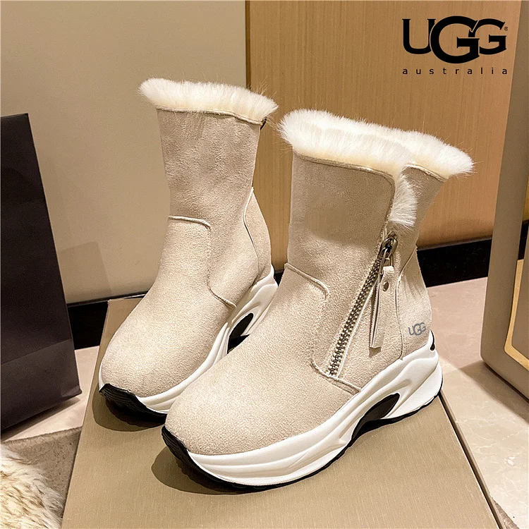 UGG DÁMSKE VODEODOLNÉ TEPLÉ ZAMATOVÉ TOPÁNKY S PROTIŠMYKOVOU ÚPRAVOU