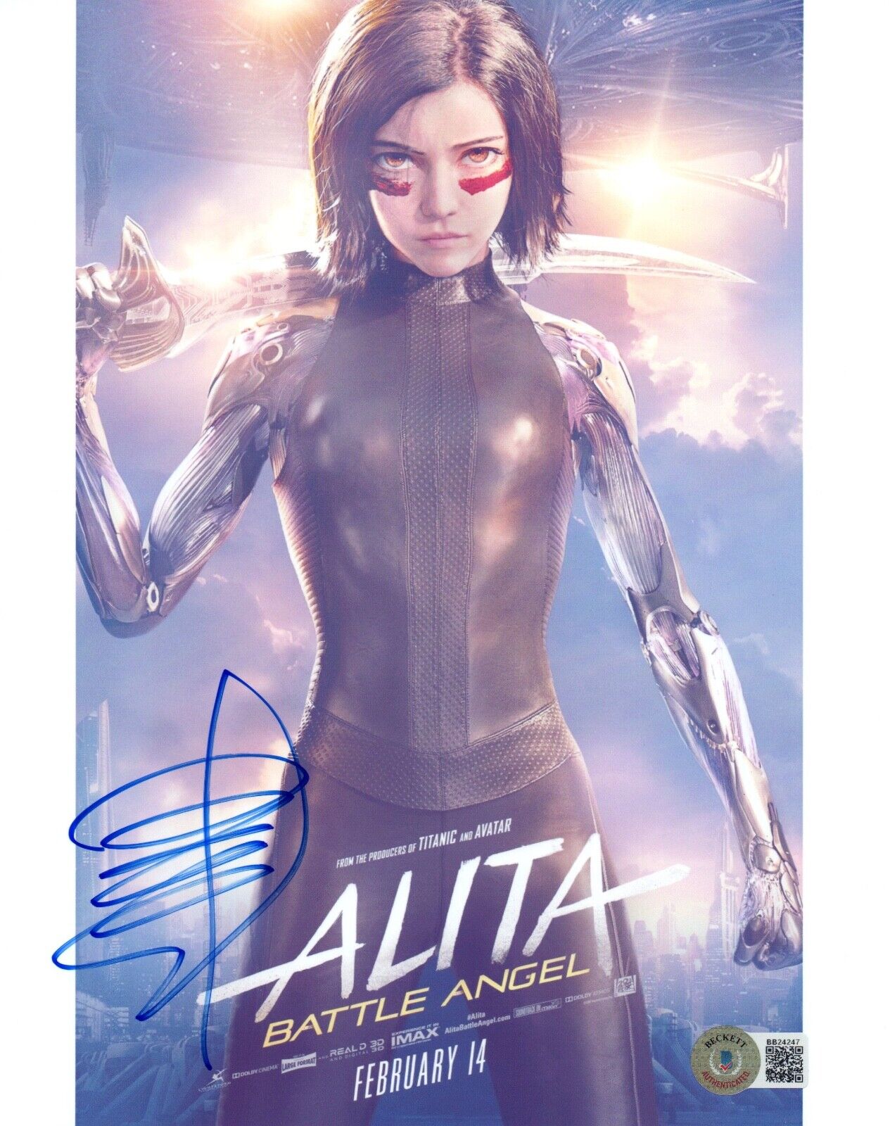 Yukito Kishiro Signed Autographed 8x10 Photo Poster painting Alita Battle Angel Beckett BAS COA