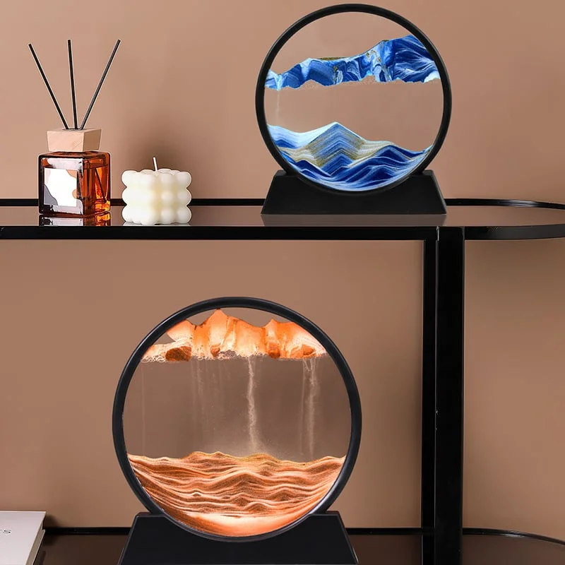 3D Hourglass Deep Sea Sandscape