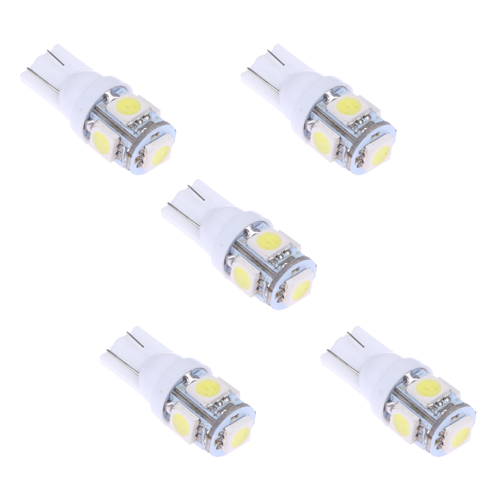 

5 X T10 5050 5SMD Instrument Lights License Plate Lights Car Lights, 501 Original