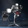  C05 Kit Gimbal Stabilizer for Smartphone, iPhone Gimbal 3-Axis with Magnetic Fill Light/AI Tracking Sensor Handheld Phone Gimbal for Video Recording