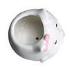 [US Local Warehouse] Cat Ceramic Succulent Pot Bonsai Container Resin with Drain Hole for Home Office