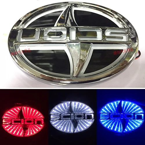 4D LED Scion Light Up Emblem Car Tail Logo Light