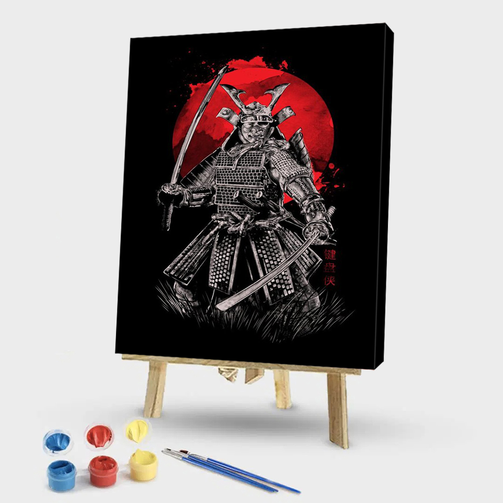 

40*50CM - Paint By Numbers - Samurai, 501 Original