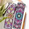 Diamond Painting-DIY 2pcs Leather Bookmark Mandala Tassel Crafts