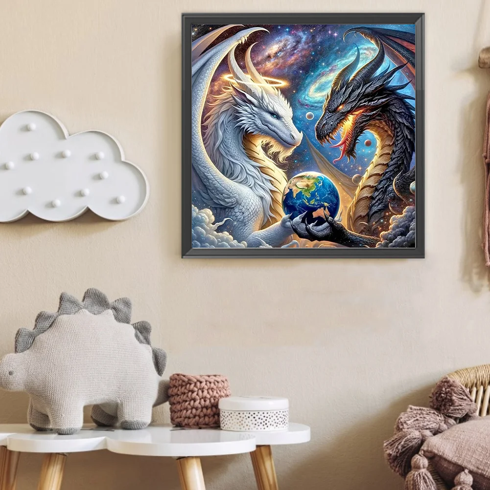 Diamond Painting - Full Round Drill - Dragon(Canvas|40*40cm)
