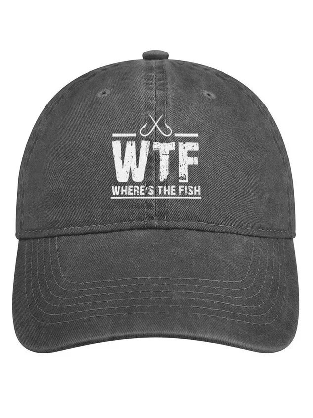 Where’s The Fish WTF Denim Hat socialshop