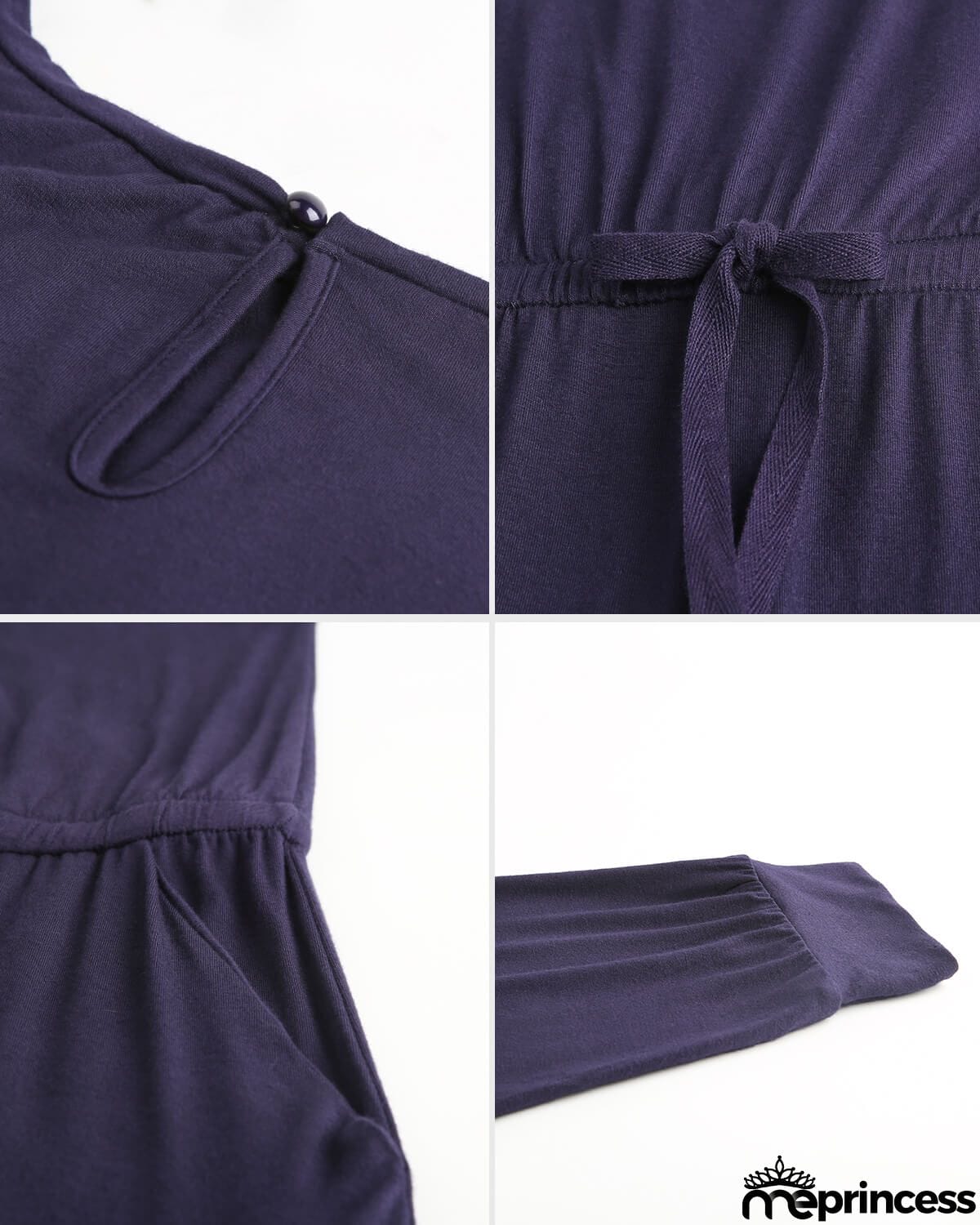 Women's Loose Fit Off Shoulder Jumpsuit Rompers with Pockets