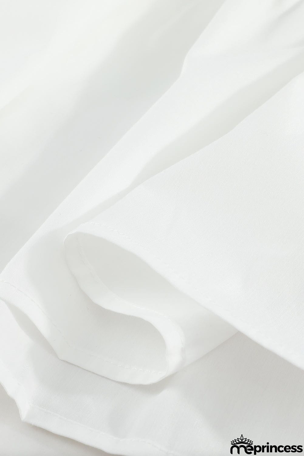 Cute Lace Yoke Mini Dress