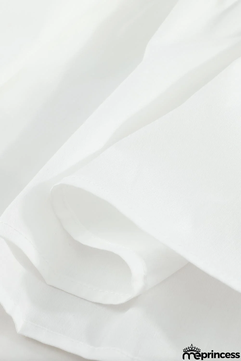 Cute Lace Yoke Mini Dress