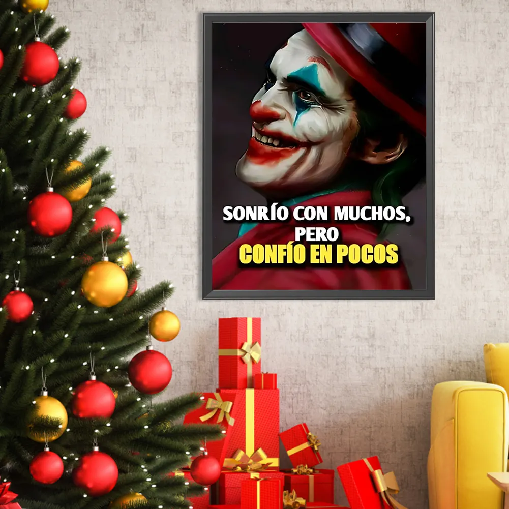 Full Round Diamond Painting 40*50cm - Clown Smile