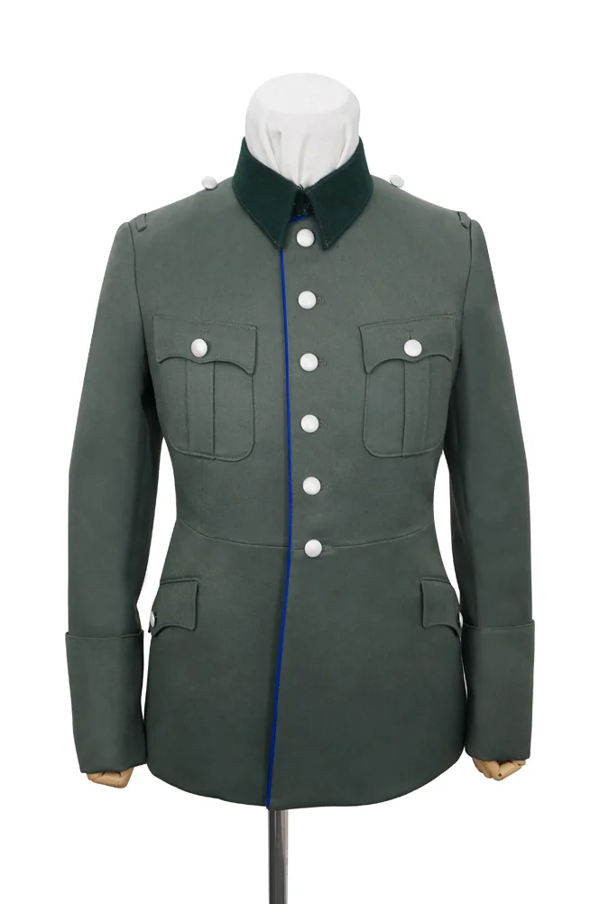   Wehrmacht German M1928 General Officer Gabardine Piped Service Tunic Jacket II German-Uniform