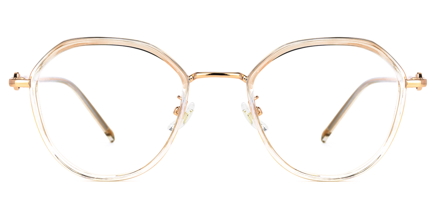 Lionel Gelb Geometrisch Brille Gelb