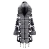 Women Fur Collar Jacket Winter Coat