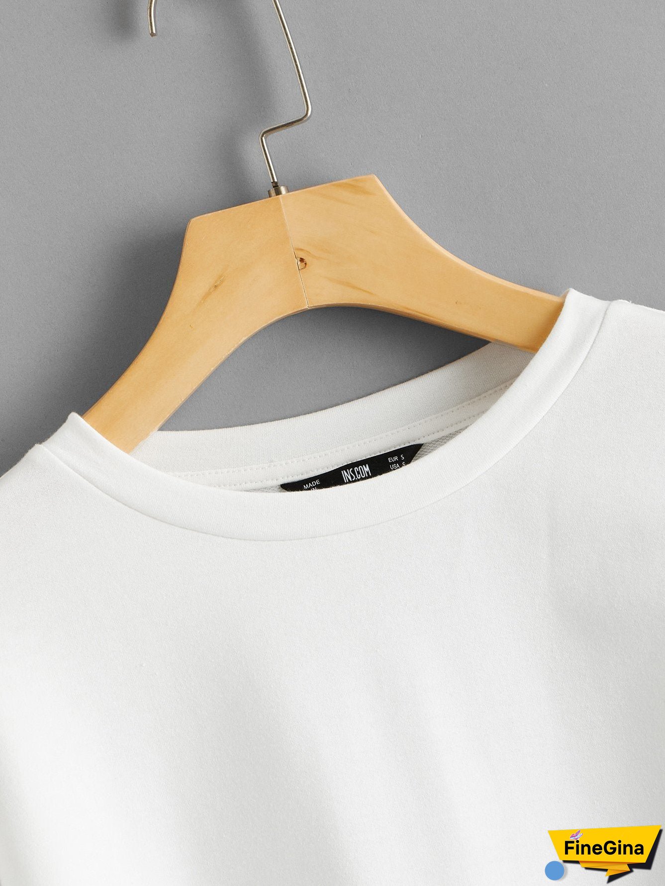 Drop Shoulder Drawstring Hem Pullover