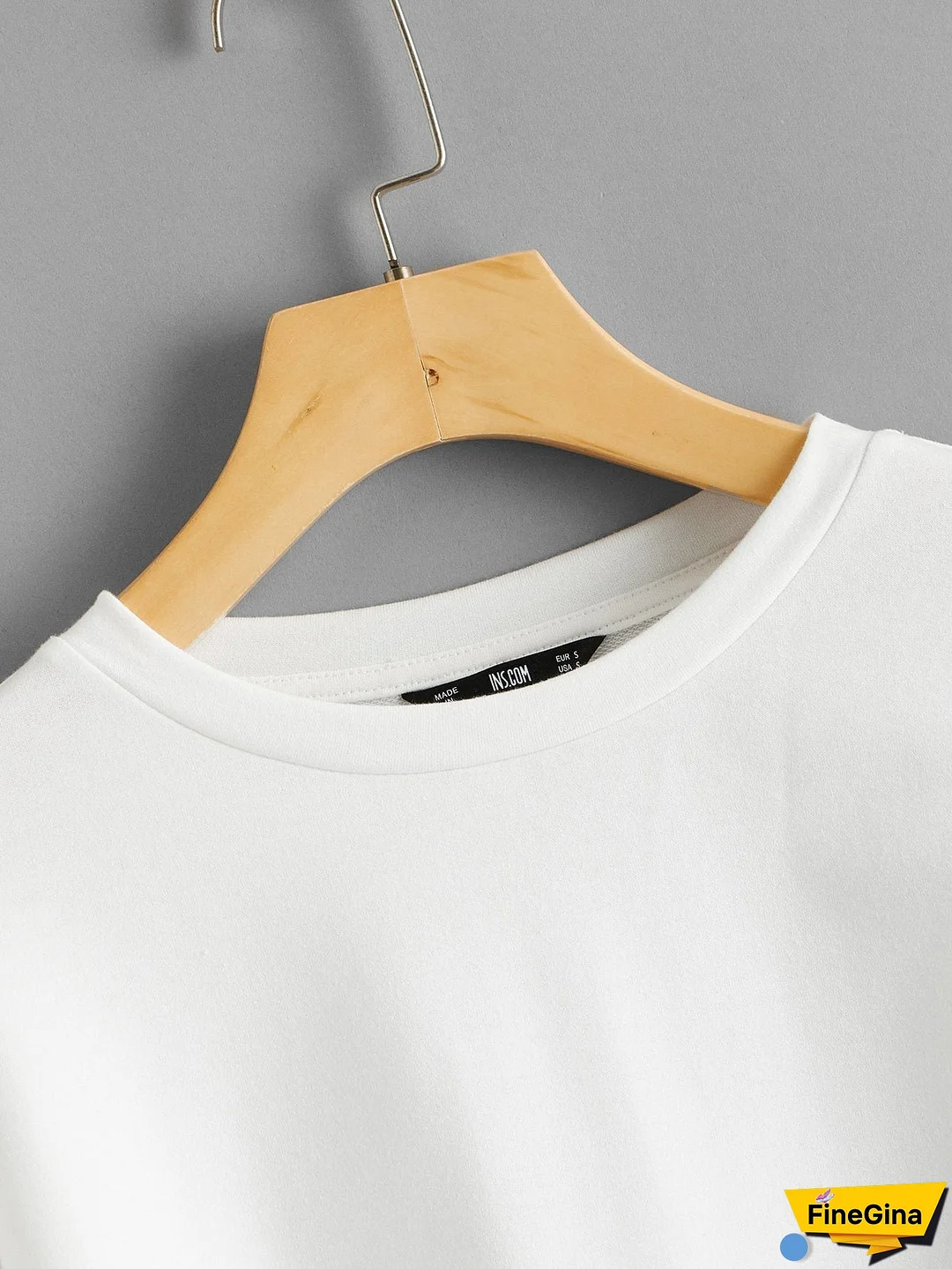 Drop Shoulder Drawstring Hem Pullover