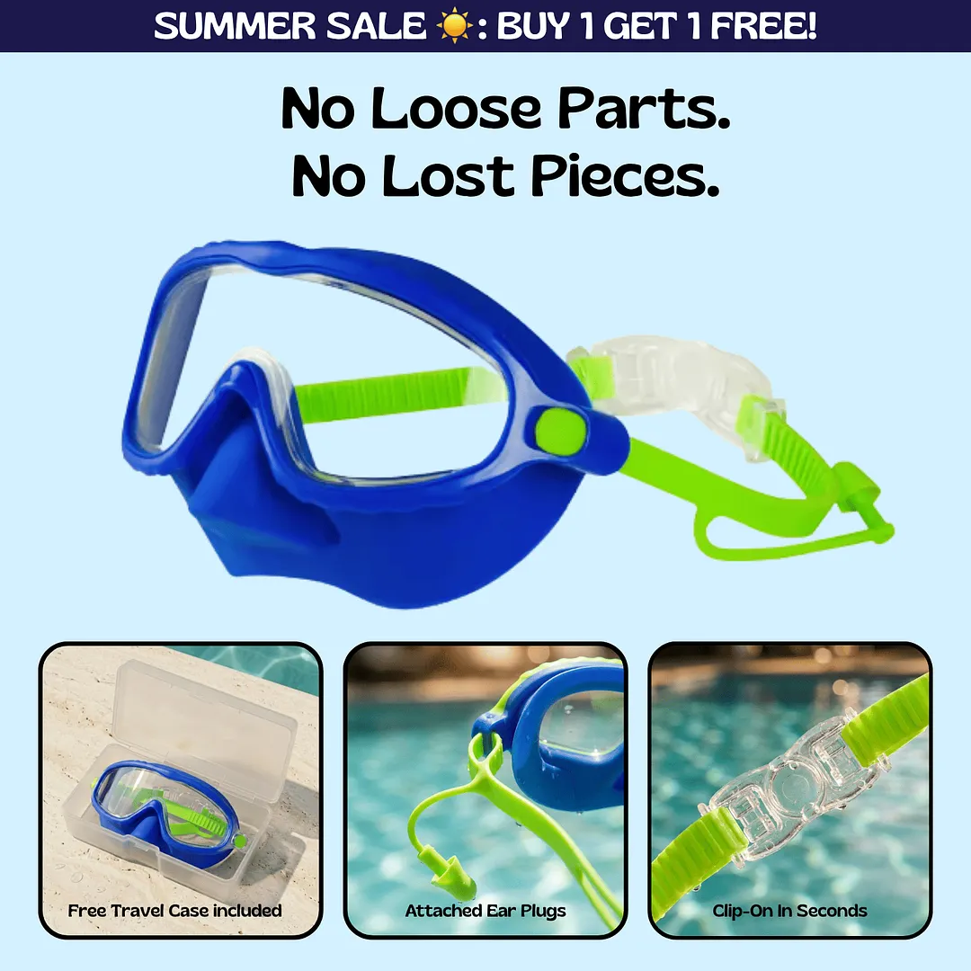 TibaToes&trade; Clip-On Swim Goggles