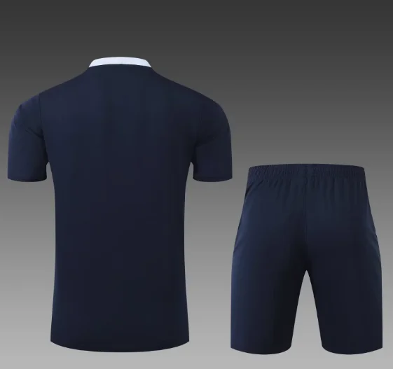 2024 France Training Kit Short Sleeve Football T-Shirt Thai Quality