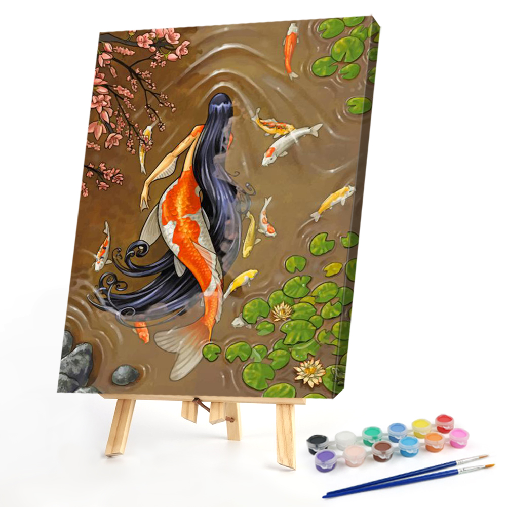 

40*50CM - Paint By Numbers - Koi Beauty, 501 Original