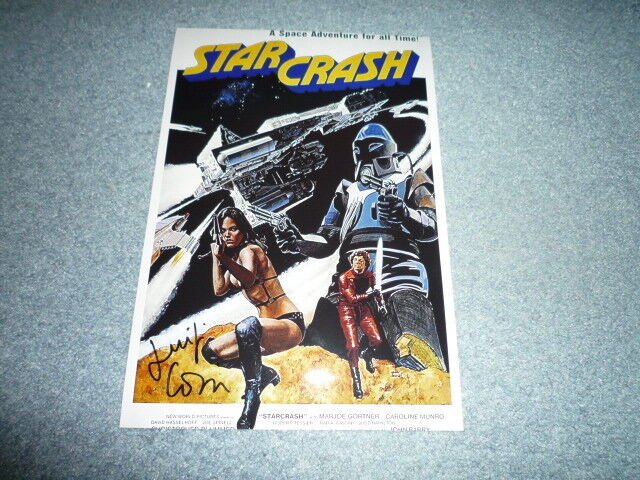 LUIGI COZZI signed autograph In Person 8x12 (20x30 cm) STAR CRASH