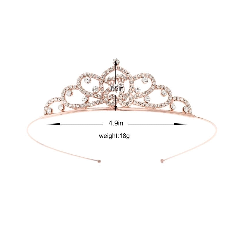Factory Girl Crown Princess Simple Cute Headband Baby Festival Performance Hair Accessories Bride Crown Wedding Headdress