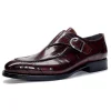 Mens Side Buckle Dress Shoes