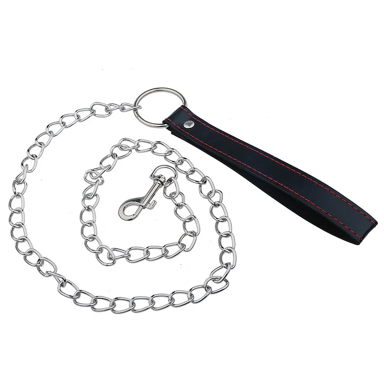 Sm Traction Rope Metal Leather Accessories Sex Toy For Adults