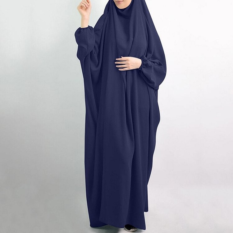 African Americans fashion QFY Hooded Hijab Dress Muslim Women Burka Prayer Clothing Dubai Caftan Robe Kimono Eid Mubarak 2022 Gown Turkish Pakistani Outfit Ankara Style QueenFunky