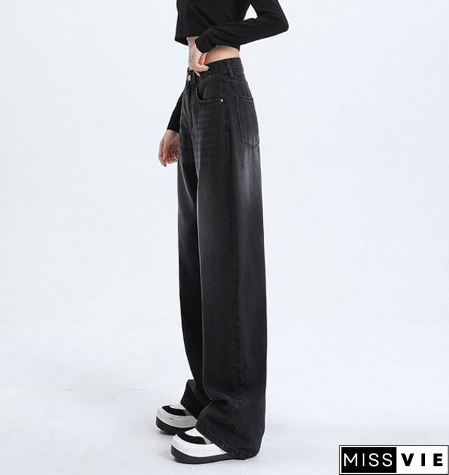 Blue Wash Baggy Boyfriend Jeans