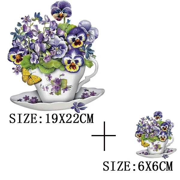 Beautiful Flowers Thermal Sticker On T-shirt DIY Washable Iron On Transfer For Clothing Funny Design Patches On Clothes Applique