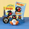 Pingu Penguin Listening To Music And Shaking Head Audio Equipment