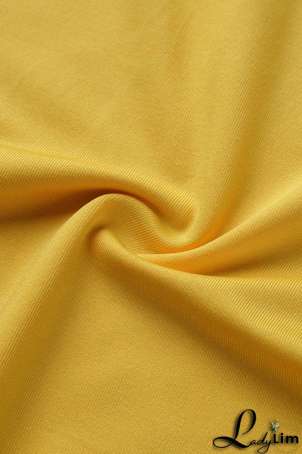 Yellow Street Solid Split Joint Fold Spaghetti Strap Straight Jumpsuits