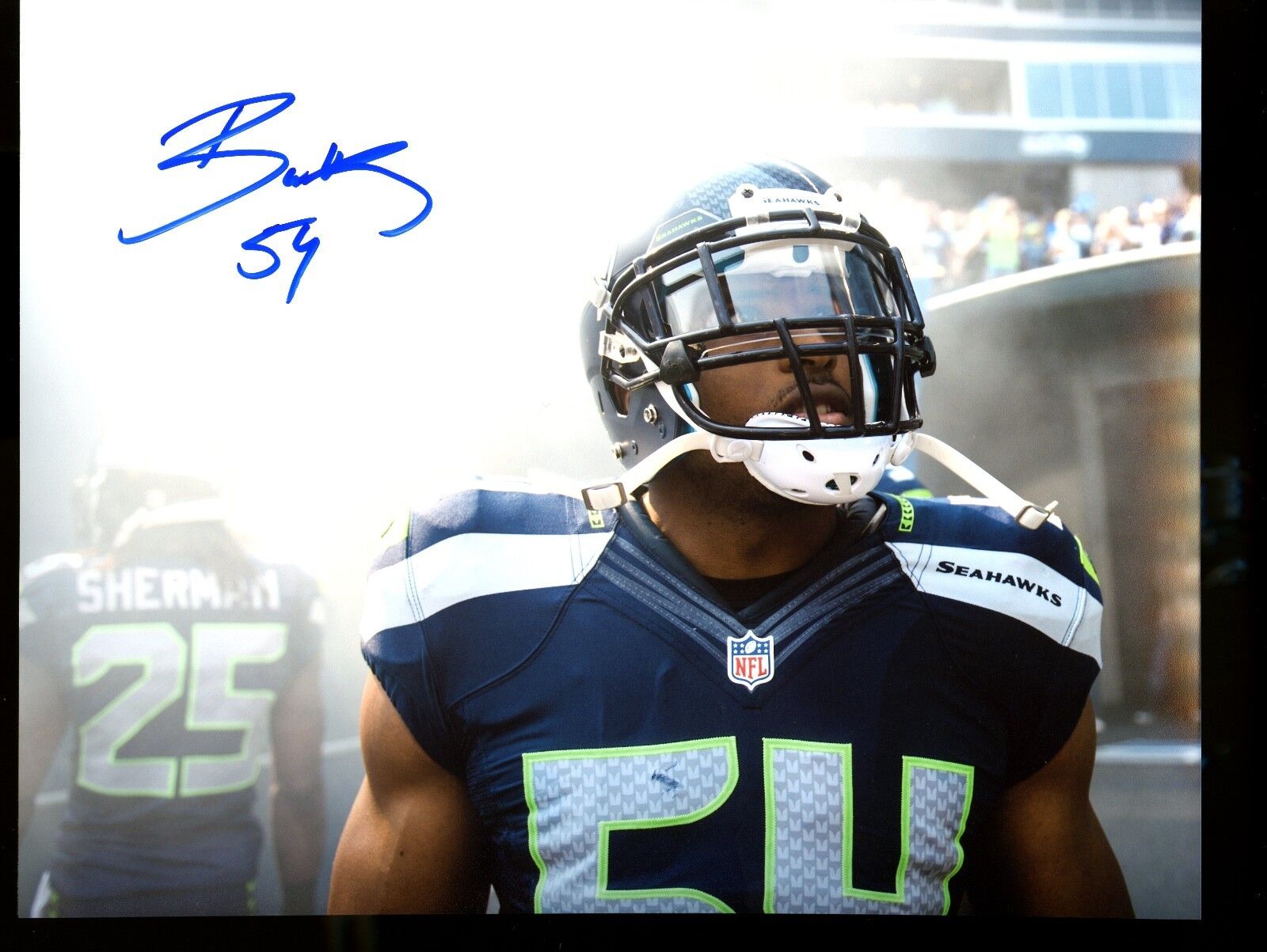 JSA Bobby Wagner 8x10 Autographed Signed AUTO Seahawks SBXLVIII Champion Photo Poster painting A