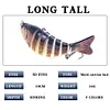 Sinking Wobblers Fishing Lures 10cm 16g Multi Jointed Swimbait Artificial Bait