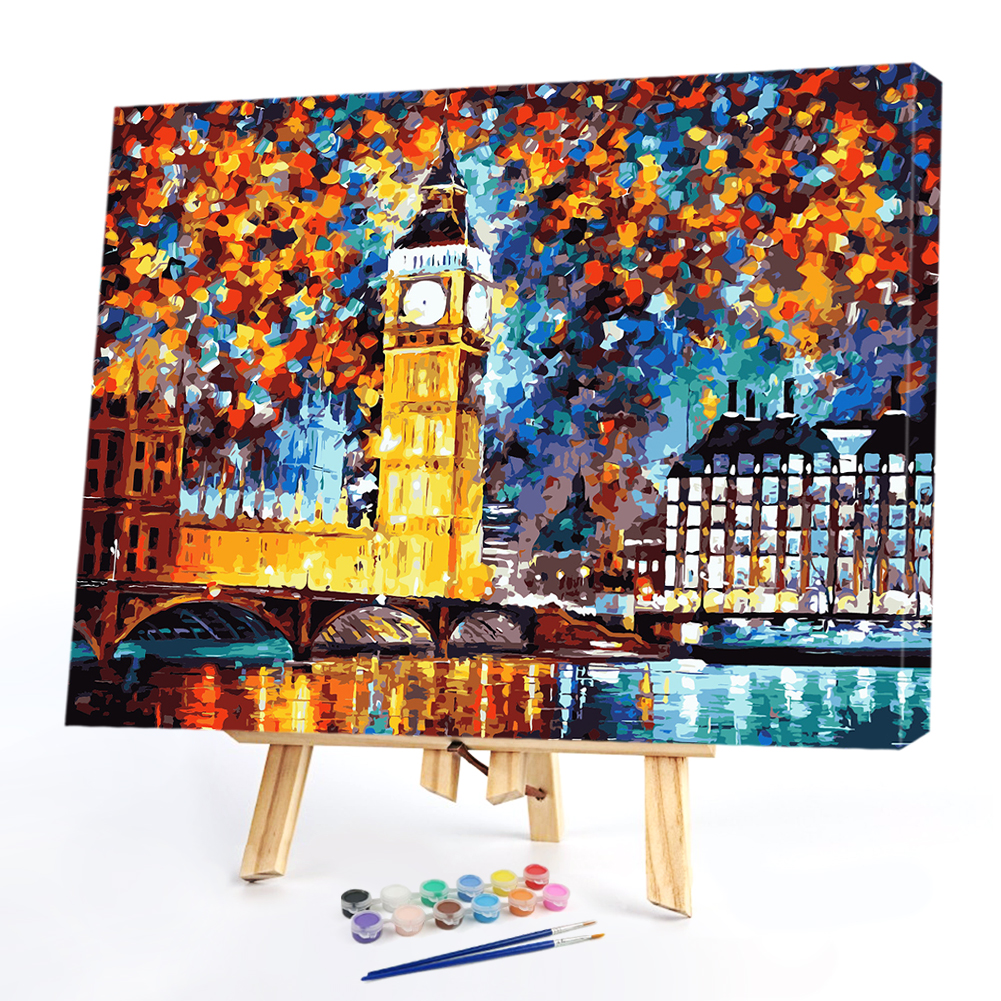 

40*50CM Paint By Numbers-Big Ben, 501 Original