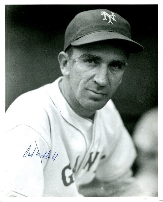 CARL HUBBELL Signed Photo Poster painting