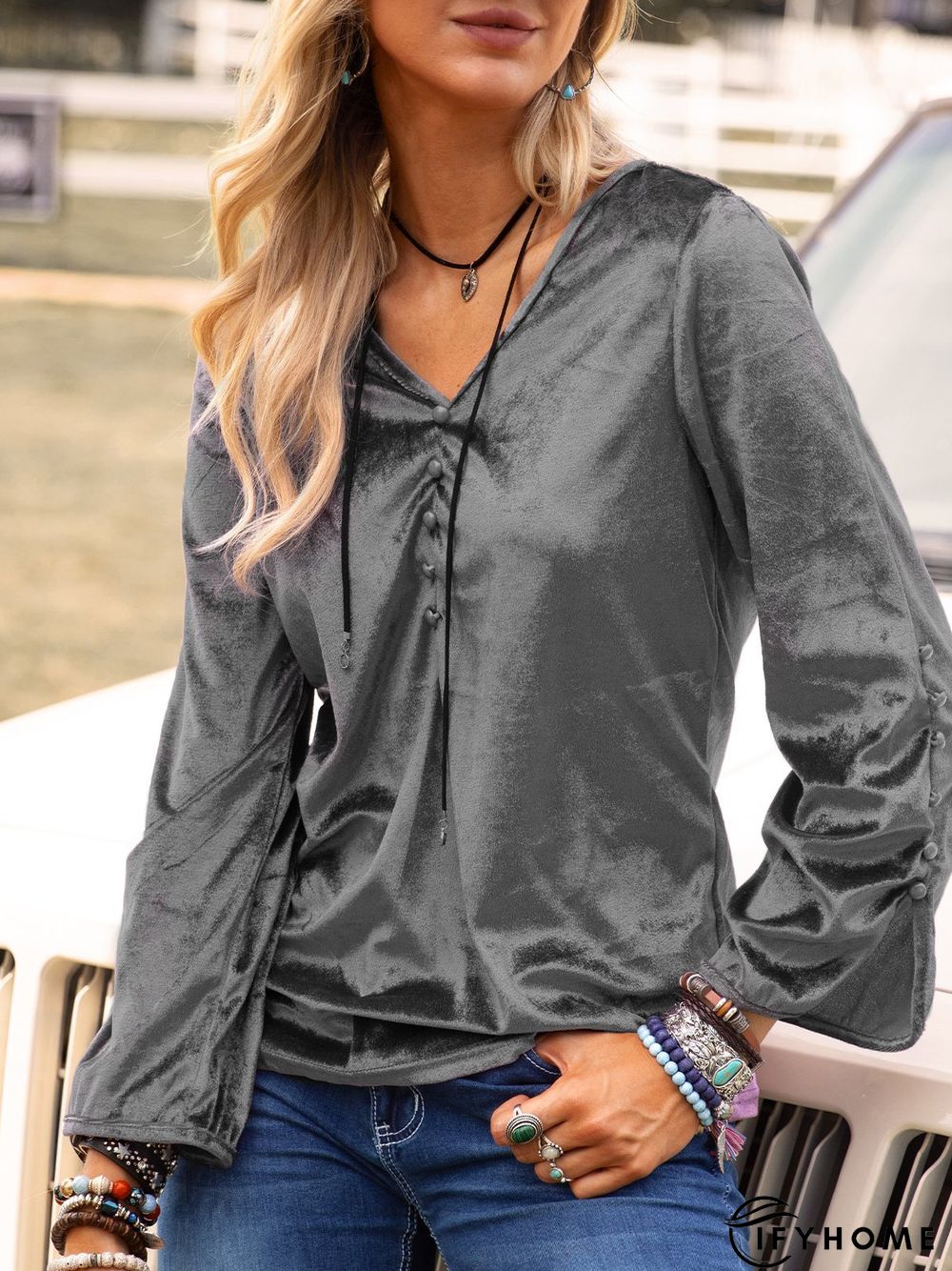 Long Sleeve Casual Top | IFYHOME