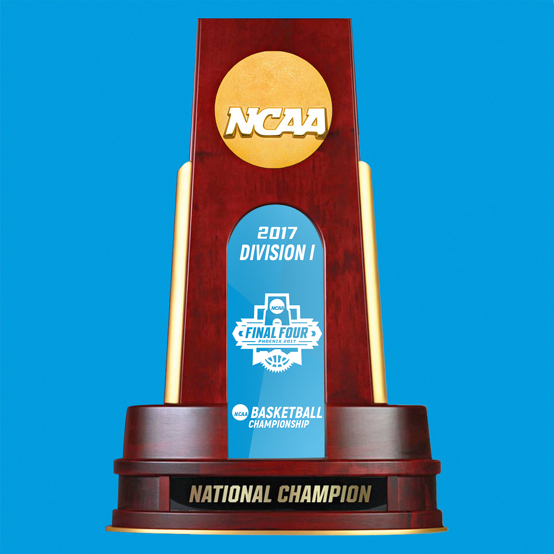 2017 NCAA Division I Men's Basketball National Championship Trophy(North Carolina)