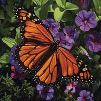 Monarch Bloom - Diamond Painting