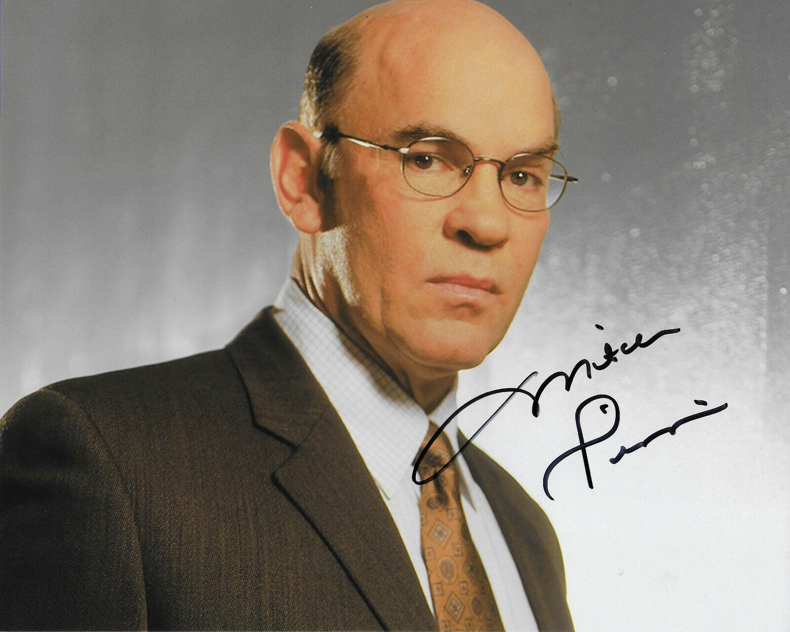 Mitch Pileggi The X-Files Original Autographed 8X10 Photo Poster painting