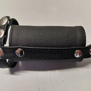 pornhint Pornhint Male clothes for the penis corset overlay muzzle BDSM bondage leather chastity