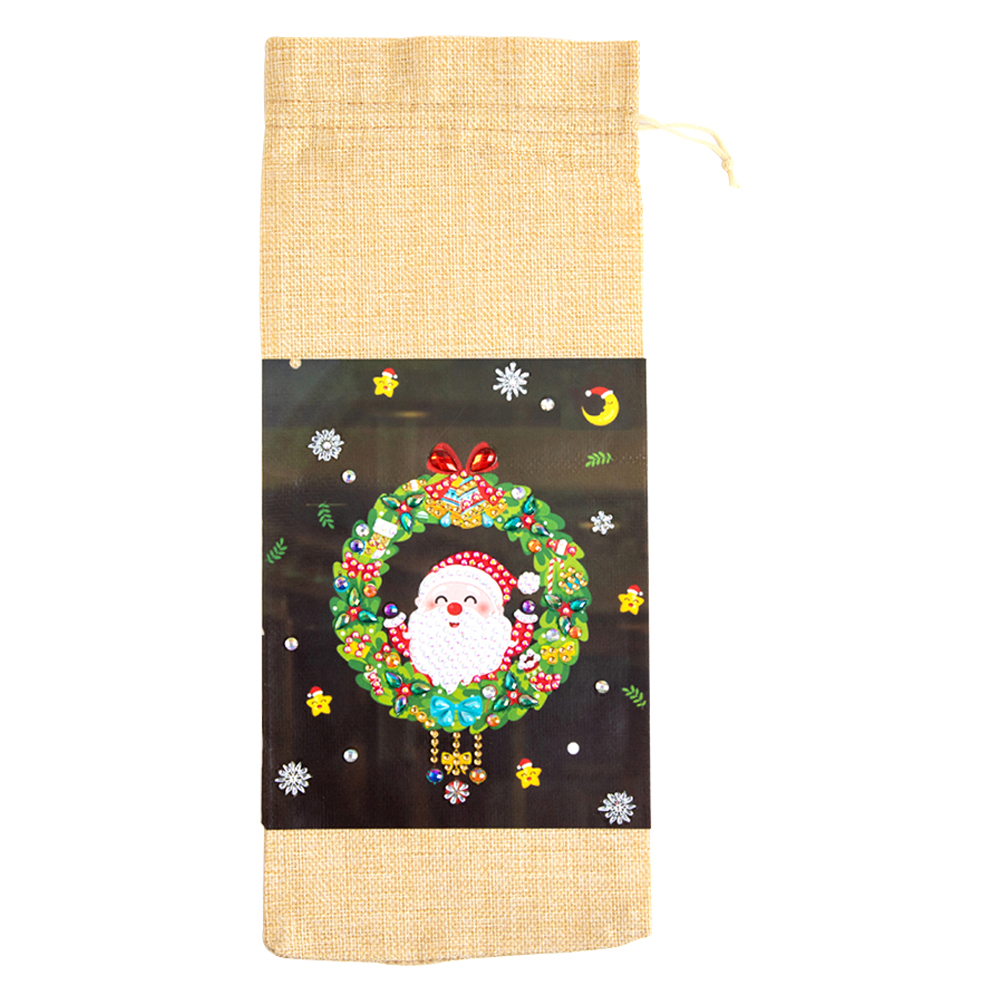 DIY Special Drill Diamond Painting Christmas Wine Bottle Covers (TB005)