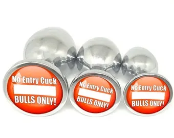 pornhint Pornhint NO ENTRY CUCK - Bulls Only Anal Butt Plug Swinger Vixen hotwife Hot Wife Size Queen QoS shared owned Queen of Spades Cucky Hubby Boyfried