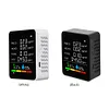 6 in 1 CO2 TVOC HCHO PM2.5 Detector LCD Digital Temperature Humidity Tester