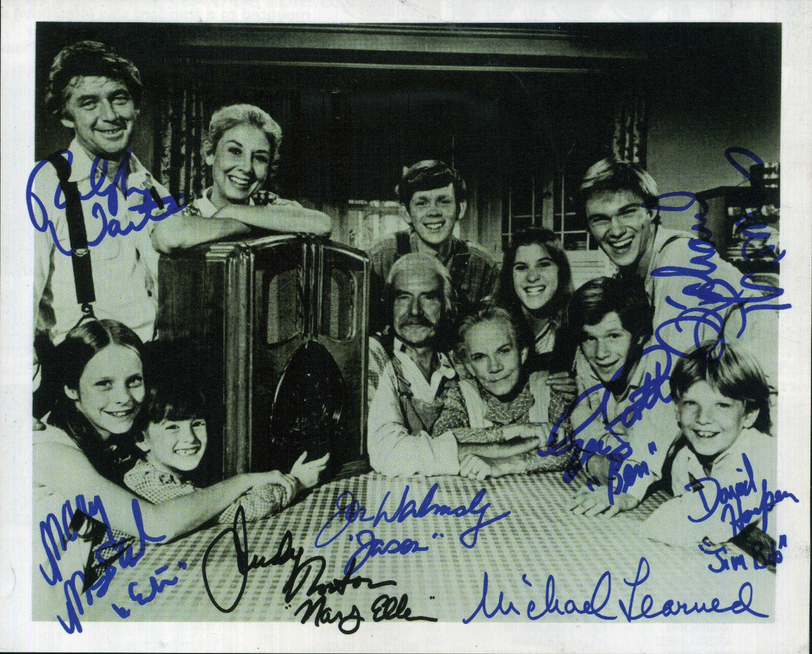 THE WALTONS Cast Signed Photo Poster paintinggraph - TV Stars Actors / Actresses preprint