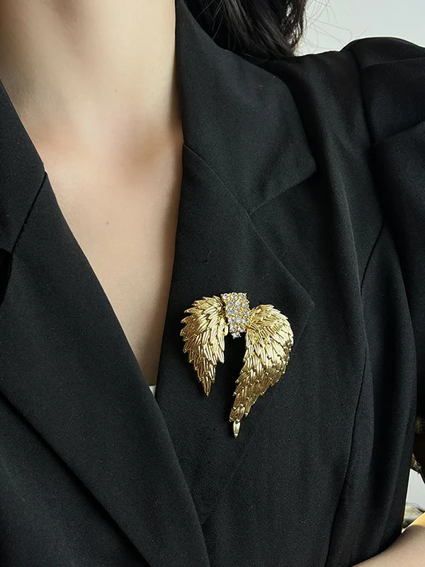 Rhine Stones Geometric Brooch Accessories