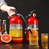 1.5L Beer Barrels Acrylic Fire Extinguisher Shape Liquor Dispenser Bar Accessory