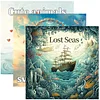 3PCS Lost Seas Coloring Book Set Mindfulness Art Books for Adults 